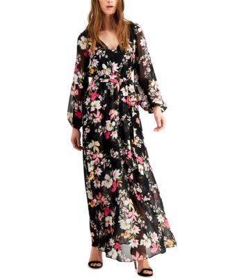 Floral-Print Maxi Dress ...